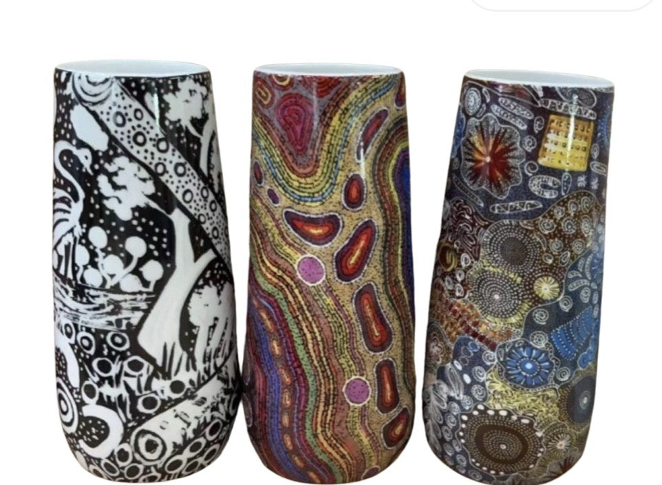 Ceramic Aboriginal Art Vase