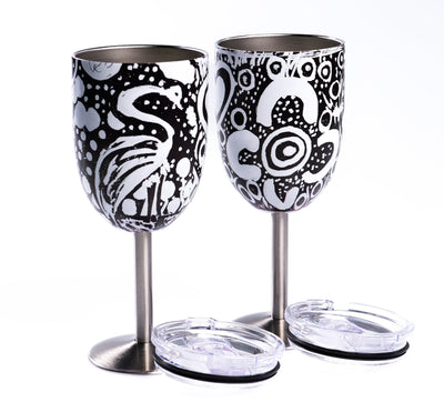 Stainless Steel Wine Glasses