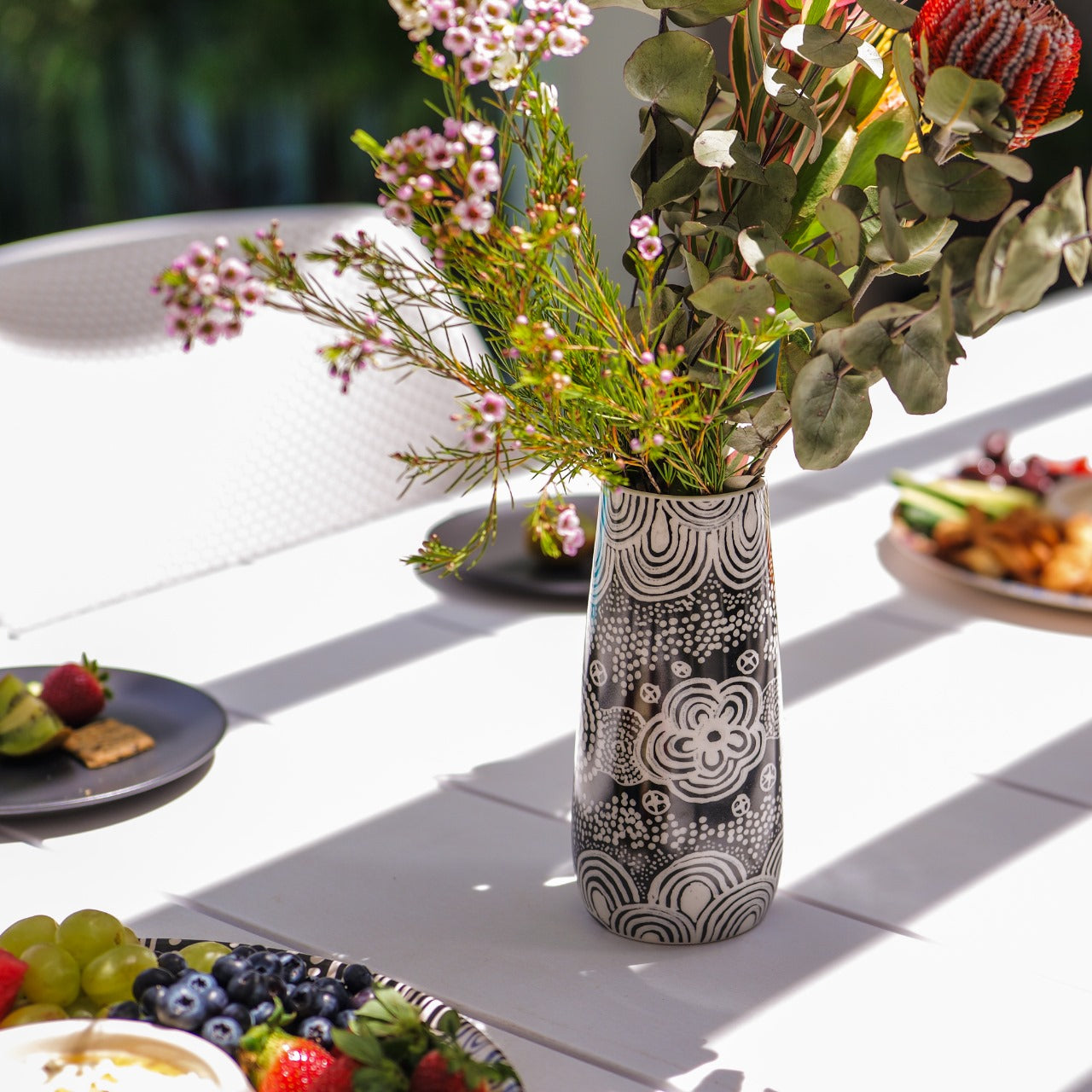 Ceramic Aboriginal Art Vase