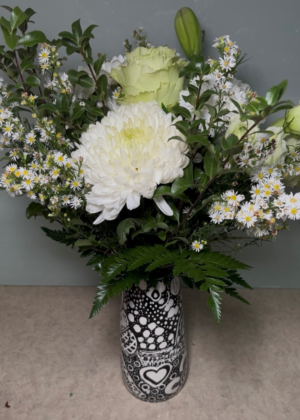 Ceramic Aboriginal Art Vase